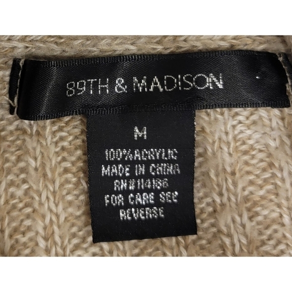 89th & Madison Women's Sweater Cardigan - Picture 3 of 4